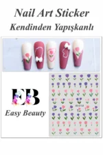 Nail Art Sticker Kendinden Yapışkanlı, Tırnak Süsleme, Tırnak Dövmesi Stikır 2153