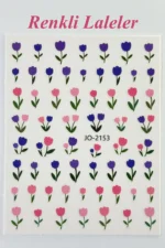 Nail Art Sticker Kendinden Yapışkanlı, Tırnak Süsleme, Tırnak Dövmesi Stikır 2153 - Görsel 2