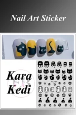Nail Art Sticker Kendinden Yapışkanlı, Tırnak Süsleme, Tırnak Dövmesi Stikır 2154