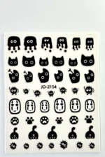 Nail Art Sticker Kendinden Yapışkanlı, Tırnak Süsleme, Tırnak Dövmesi Stikır 2154 - Görsel 2