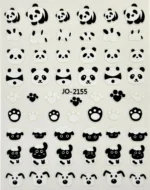 Nail Art Sticker Kendinden Yapışkanlı, Tırnak Süsleme, Tırnak Dövmesi Stikır 2155 - Görsel 2