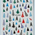 Nail Art Sticker Kendinden Yapışkanlı, Tırnak Süsleme, Tırnak Dövmesi Stikır 2156