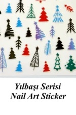 Nail Art Sticker Kendinden Yapışkanlı, Tırnak Süsleme, Tırnak Dövmesi Stikır 2156 - Görsel 3