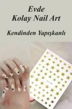 Nail Art Sticker Kendinden Yapışkanlı, Tırnak Süsleme, Tırnak Dövmesi Stikır 2199A - Görsel 2