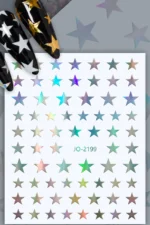 Nail Art Sticker Kendinden Yapışkanlı, Tırnak Süsleme, Tırnak Dövmesi Stikır 2199Aura - Görsel 3