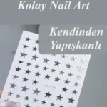 Nail Art Sticker Kendinden Yapışkanlı, Tırnak Süsleme, Tırnak Dövmesi Stikır 2199G