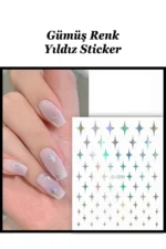 Nail Art Sticker Kendinden Yapışkanlı, Tırnak Süsleme, Tırnak Dövmesi Stikır 2200