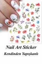 Nail Art Sticker Kendinden Yapışkanlı, Tırnak Süsleme, Tırnak Dövmesi Stikır 2239