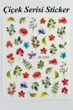 Nail Art Sticker Kendinden Yapışkanlı, Tırnak Süsleme, Tırnak Dövmesi Stikır 2239 - Görsel 2