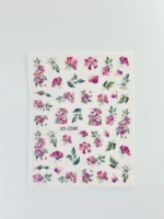 Nail Art Sticker Kendinden Yapışkanlı, Tırnak Süsleme, Tırnak Dövmesi Stikır 2240