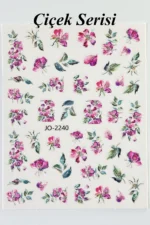 Nail Art Sticker Kendinden Yapışkanlı, Tırnak Süsleme, Tırnak Dövmesi Stikır 2240 - Görsel 2