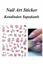 Nail Art Sticker Kendinden Yapışkanlı, Tırnak Süsleme, Tırnak Dövmesi Stikır 2240 - Görsel 3