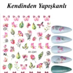 Nail Art Sticker Kendinden Yapışkanlı, Tırnak Süsleme, Tırnak Dövmesi Stikır 2241
