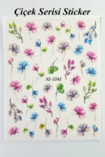 Nail Art Sticker Kendinden Yapışkanlı, Tırnak Süsleme, Tırnak Dövmesi Stikır 2242 - Görsel 2