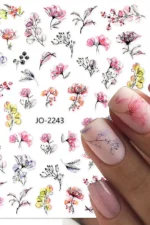 Nail Art Sticker Kendinden Yapışkanlı, Tırnak Süsleme, Tırnak Dövmesi Stikır 2243
