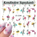 Nail Art Sticker Kendinden Yapışkanlı, Tırnak Süsleme, Tırnak Dövmesi Stikır 2244