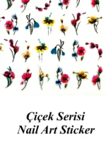 Nail Art Sticker Kendinden Yapışkanlı, Tırnak Süsleme, Tırnak Dövmesi Stikır 2244 - Görsel 3
