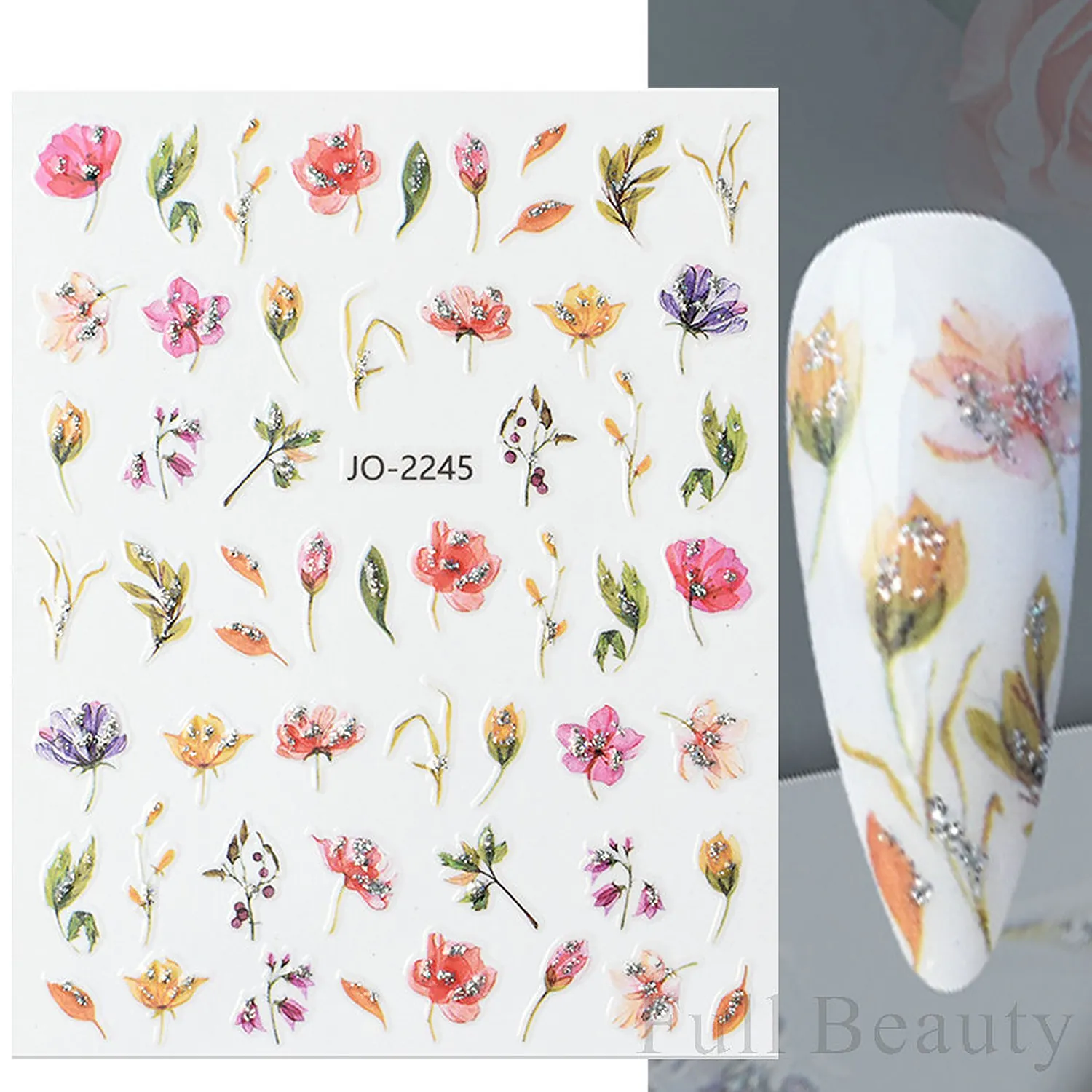 nail-art-sticker-kendinden-yapiskanli-tirnak-susleme-tirnak-dovmesi-stikir-2245-1 Nail Art Sticker Kendinden Yapışkanlı, Tırnak Süsleme, Tırnak Dövmesi Stikır 2245 - Görsel 1