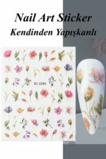 Nail Art Sticker Kendinden Yapışkanlı, Tırnak Süsleme, Tırnak Dövmesi Stikır 2245 - Görsel 3