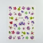 Nail Art Sticker Kendinden Yapışkanlı, Tırnak Süsleme, Tırnak Dövmesi Stikır 2246