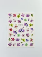 Nail Art Sticker Kendinden Yapışkanlı, Tırnak Süsleme, Tırnak Dövmesi Stikır 2246