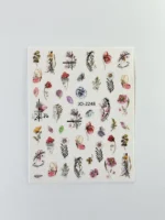 Nail Art Sticker Kendinden Yapışkanlı, Tırnak Süsleme, Tırnak Dövmesi Stikır 2248