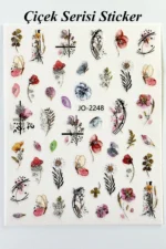 Nail Art Sticker Kendinden Yapışkanlı, Tırnak Süsleme, Tırnak Dövmesi Stikır 2248 - Görsel 2