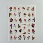 Nail Art Sticker Kendinden Yapışkanlı, Tırnak Süsleme, Tırnak Dövmesi Stikır 2249