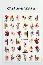 Nail Art Sticker Kendinden Yapışkanlı, Tırnak Süsleme, Tırnak Dövmesi Stikır 2249 - Görsel 2