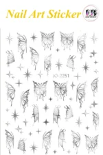 Nail Art Sticker Kendinden Yapışkanlı, Tırnak Süsleme, Tırnak Dövmesi Stikır 2251G - Görsel 2