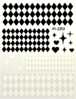 Nail Art Sticker Kendinden Yapışkanlı, Tırnak Süsleme, Tırnak Dövmesi Stikır 2253 - Görsel 3