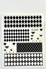 Nail Art Sticker Kendinden Yapışkanlı, Tırnak Süsleme, Tırnak Dövmesi Stikır 2255 - Görsel 2