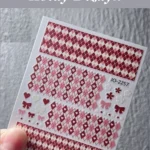 Nail Art Sticker Kendinden Yapışkanlı, Tırnak Süsleme, Tırnak Dövmesi Stikır 2257