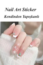 Nail Art Sticker Kendinden Yapışkanlı, Tırnak Süsleme, Tırnak Dövmesi Stikır 2258 - Görsel 2