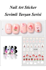 Nail Art Sticker Kendinden Yapışkanlı, Tırnak Süsleme, Tırnak Dövmesi Stikır 2290 - Görsel 2