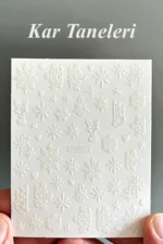 Nail Art Sticker Kendinden Yapışkanlı, Tırnak Süsleme, Tırnak Dövmesi Stikır 2294 - Görsel 2