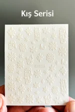 Nail Art Sticker Kendinden Yapışkanlı, Tırnak Süsleme, Tırnak Dövmesi Stikır 2295 - Görsel 2