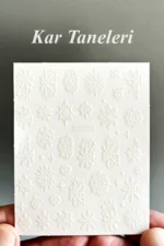 Nail Art Sticker Kendinden Yapışkanlı, Tırnak Süsleme, Tırnak Dövmesi Stikır 2296 - Görsel 2