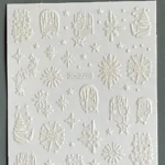 Nail Art Sticker Kendinden Yapışkanlı, Tırnak Süsleme, Tırnak Dövmesi Stikır 2298