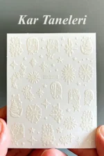 Nail Art Sticker Kendinden Yapışkanlı, Tırnak Süsleme, Tırnak Dövmesi Stikır 2298 - Görsel 2