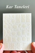 Nail Art Sticker Kendinden Yapışkanlı, Tırnak Süsleme, Tırnak Dövmesi Stikır 2299 - Görsel 3