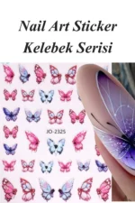 Nail Art Sticker Kendinden Yapışkanlı, Tırnak Süsleme, Tırnak Dövmesi Stikır 2325 - Görsel 2