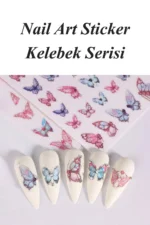 Nail Art Sticker Kendinden Yapışkanlı, Tırnak Süsleme, Tırnak Dövmesi Stikır 2325 - Görsel 3