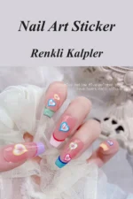 Nail Art Sticker Kendinden Yapışkanlı, Tırnak Süsleme, Tırnak Dövmesi Stikır 2334 - Görsel 3