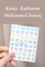 Nail Art Sticker Kendinden Yapışkanlı, Tırnak Süsleme, Tırnak Dövmesi Stikır 2334 - Görsel 4