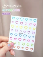 Nail Art Sticker Kendinden Yapışkanlı, Tırnak Süsleme, Tırnak Dövmesi Stikır 2334 - Görsel 5
