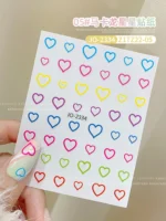 Nail Art Sticker Kendinden Yapışkanlı, Tırnak Süsleme, Tırnak Dövmesi Stikır 2334 - Görsel 6