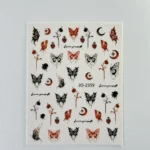 Nail Art Sticker Kendinden Yapışkanlı, Tırnak Süsleme, Tırnak Dövmesi Stikır 2359