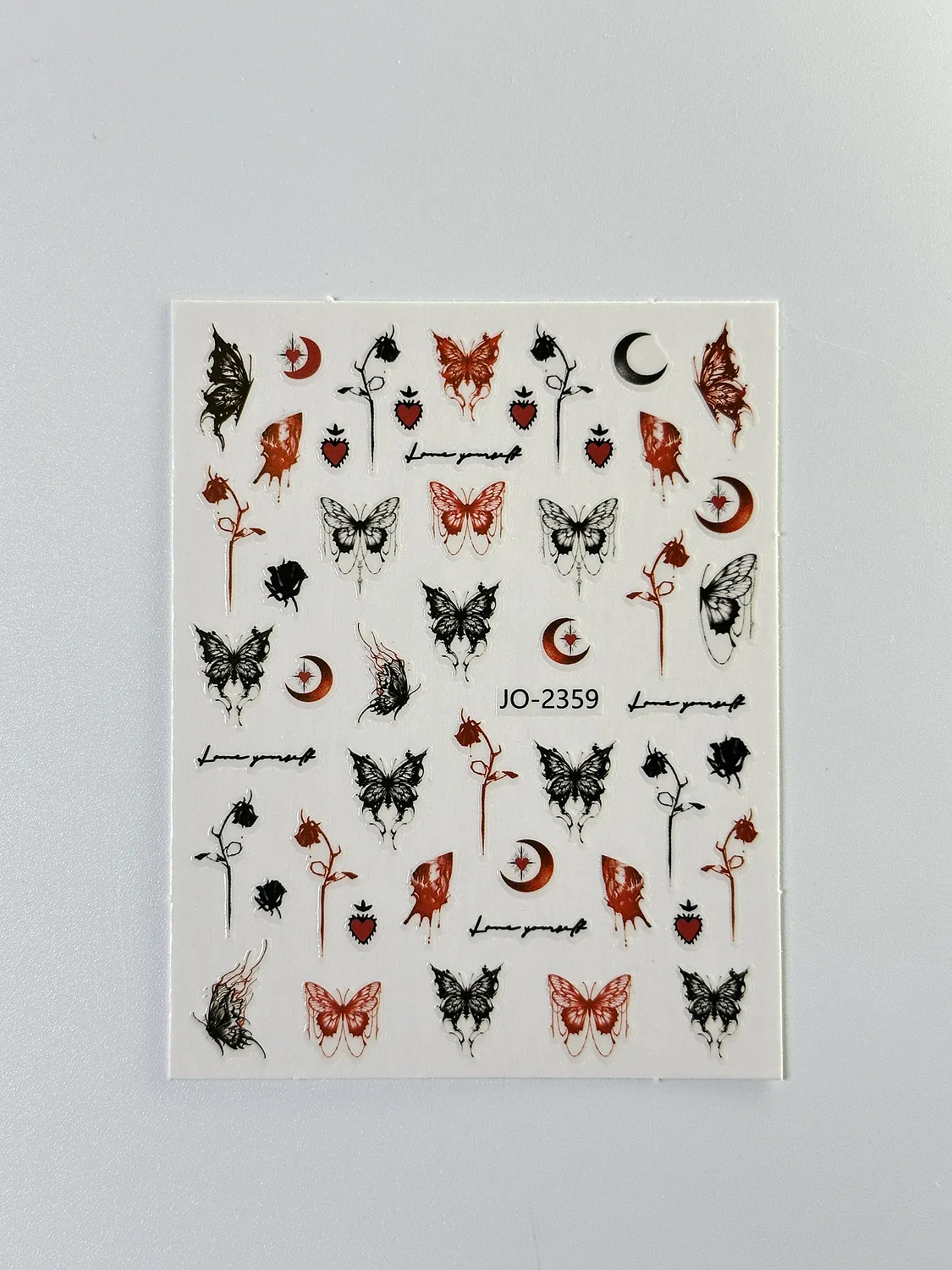 nail-art-sticker-kendinden-yapiskanli-tirnak-susleme-tirnak-dovmesi-stikir-2359-1 Nail Art Sticker Kendinden Yapışkanlı, Tırnak Süsleme, Tırnak Dövmesi Stikır 2359 - Görsel 1