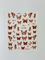 Nail Art Sticker Kendinden Yapışkanlı, Tırnak Süsleme, Tırnak Dövmesi Stikır 2361 - Görsel 2